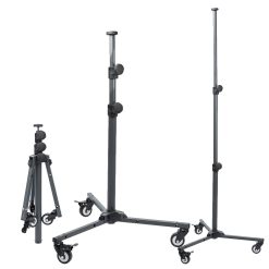 FLEX Fahrgestell Teleskop Stativ Rollend 491.152 0,7 Bis 1,9m Rollstativ