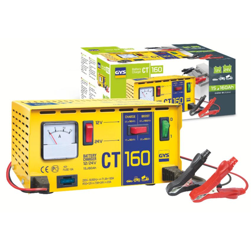 GYS Traditionelles Automatisches Batterieladegerät CT 160 12/24V 024106 3 GYS Traditionelles Automatisches Batterieladegerät CT 160 12/24V 024106