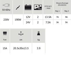 GYS Traditionelles Automatisches Batterieladegerät CT 160 12/24V 024106 5 GYS Traditionelles Automatisches Batterieladegerät CT 160 12/24V 024106 -Heimwerkzeug Geschäft 024106 tt