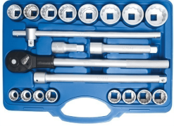 BGS Steckschlüssel-Satz | Antrieb 20 Mm (3/4") | Zollgrößen | 21-tlg. – 1107