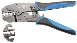 BGS Crimpzange Mit Ratschenfunktion | Auswechselbare Pressprofileinsätze – 1412 -Heimwerkzeug Geschäft 1412533beb00257a4