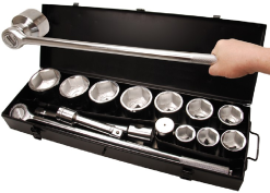 BGS DIY Steckschlüssel-Satz | Antrieb 25 Mm (1") | SW 36 - 80 Mm | 15-tlg. – 15111