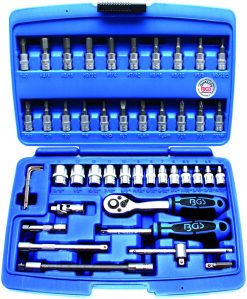 BGS Steckschlüssel-Satz | Antrieb 6,3 Mm (1/4") | Zollgrößen | 46-tlg. – 2141 -Heimwerkzeug Geschäft 2151577b56e2b59b2