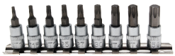 BGS Bit-Einsatz-Satz | 6,3 Mm (1/4") | T-Profil (für Torx) T10 - T50 | 9-tlg. – 2164