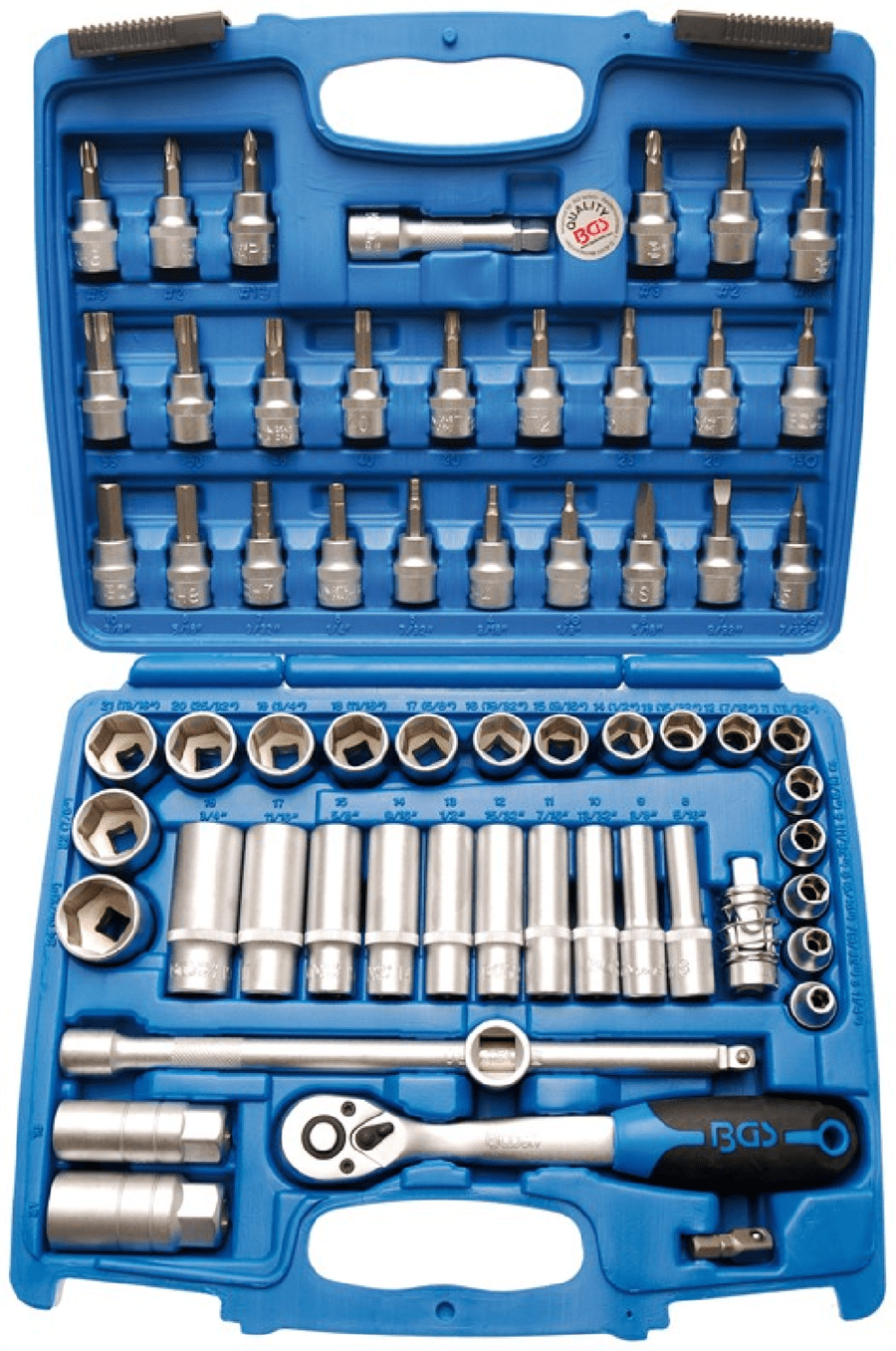 BGS Steckschlüssel-Satz Sechskant | Antrieb 10 Mm (3/8") | 61-tlg. – 2218 3 BGS Steckschlüssel-Satz Sechskant | Antrieb 10 Mm (3/8") | 61-tlg. – 2218