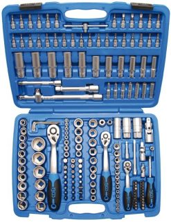 BGS Steckschlüssel-Satz Sechskant | Antrieb 6,3 Mm (1/4") / 10 Mm (3/8") / 12,5 Mm (1/2") | 192-tlg. – 2243 -Heimwerkzeug Geschäft 2243533bd98f71692