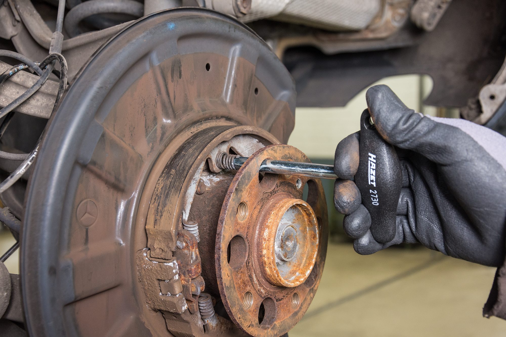 HAZET Handbremsbacken-Haltefeder Werkzeug 2730 5 HAZET Handbremsbacken-Haltefeder Werkzeug 2730 – Bild 3