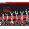 BGS DIY Ratschenring-Maulschlüssel-Satz | Extra Kurz | SW 8 - 19 Mm | 12-tlg. – 30003 -Heimwerkzeug Geschäft 30003