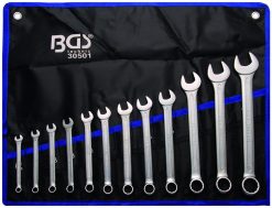 BGS Maul-Ringschlüssel-Satz | SW 6 - 22 Mm | 12-tlg. – 30501 -Heimwerkzeug Geschäft 30501533beb882436b