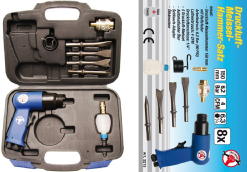 BGS DIY Druckluft-Meißelhammer Mit Werkzeugsatz | 8-tlg. – 3213