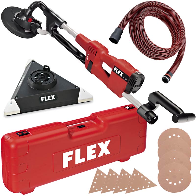 FLEX Langhalsschleifer Giraffe WST 700 VV Plus Im Koffer + Schlauch 350.338 3 FLEX Langhalsschleifer Giraffe WST 700 VV Plus Im Koffer + Schlauch 350.338