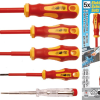 BGS DIY VDE-Elektriker-Schraubendreher-Satz | Schlitz/Kreuzschlitz | 5-tlg. – 35815 -Heimwerkzeug Geschäft 35815