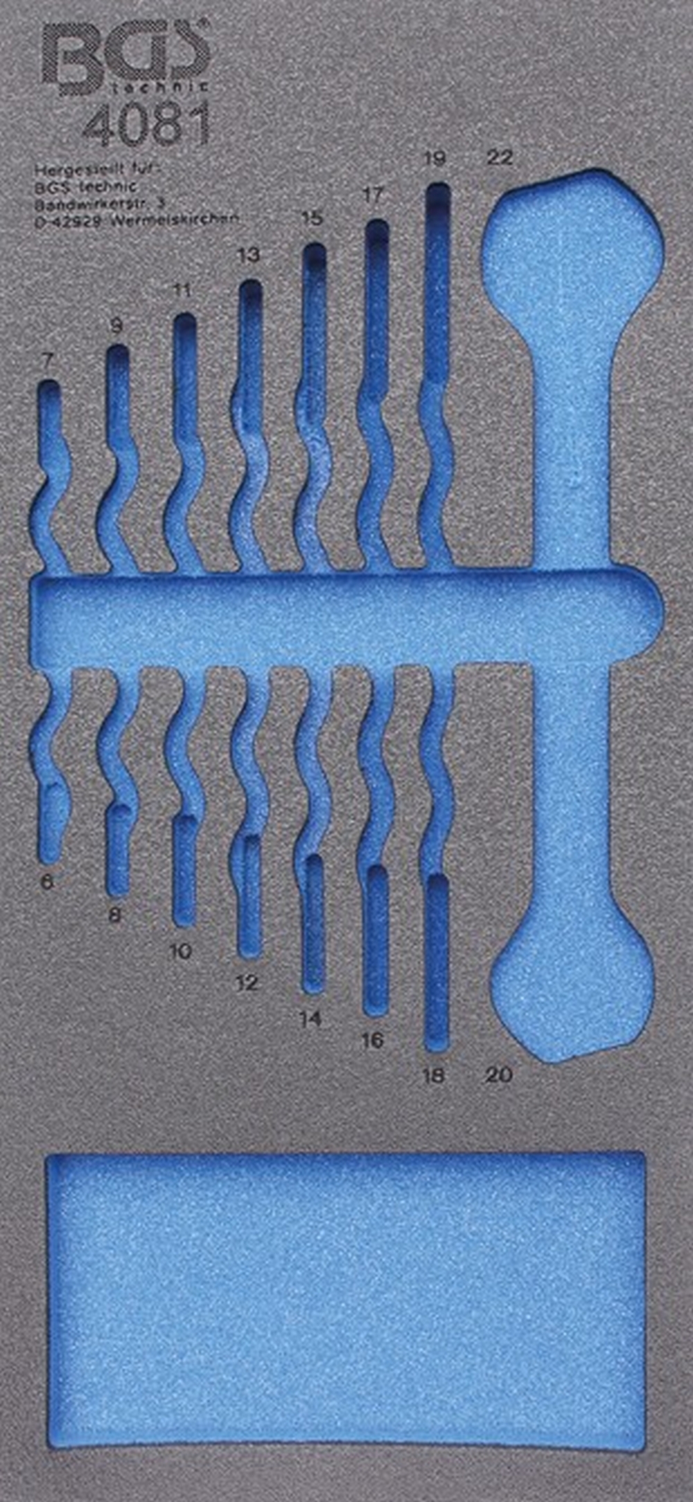 BGS Werkstattwageneinlage 1/3 | Leer | Für Art. 4081 – 4081-1 8 BGS Werkstattwageneinlage 1/3 | Leer | Für Art. 4081 – 4081-1 – Bild 6