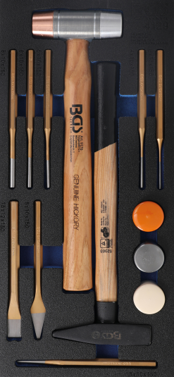 BGS Werkstattwageneinlage 1/3: Hammer- Und Meißel-Satz | 14-tlg. – 4129