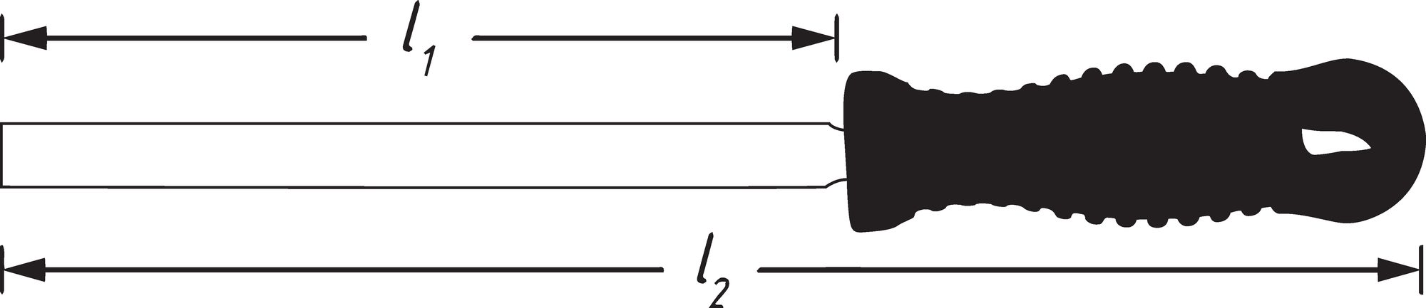 HAZET Bremssattel-Feile- 275 Mm 4968-1 4 HAZET Bremssattel-Feile- 275 Mm 4968-1 – Bild 2