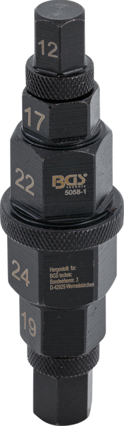 BGS Motorrad-Spezial-Einsatz | Antrieb 10 Mm (3/8") | 12 - 24 Mm – 5058-1 -Heimwerkzeug Geschäft 5058 1 002