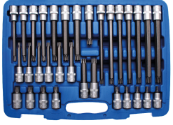 BGS Bit-Einsatz-Satz | 12,5 Mm (1/2") | Keil-Profil (für RIBE) | 32-tlg. – 5183