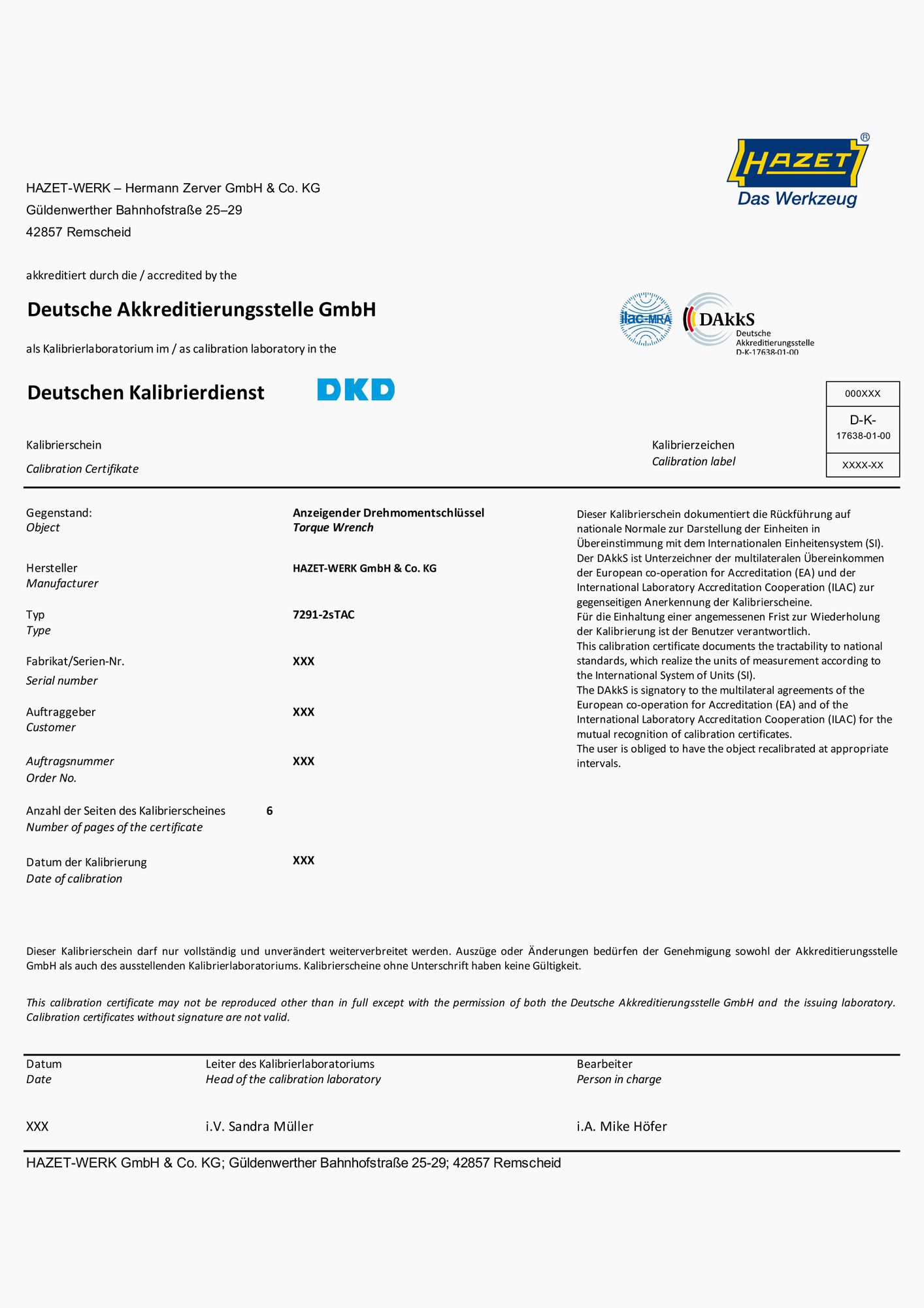 HAZET Drehmomentschlüssel 100-400 Nm 2% Vierkant Massiv 20mm 3/4 Zoll 6143-1CTCAL 4 HAZET Drehmomentschlüssel 100-400 Nm 2% Vierkant Massiv 20mm 3/4 Zoll 6143-1CTCAL – Bild 2