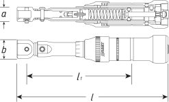 HAZET Drehmomentschlüssel 2-10 Nm 2% Einsteck-Vierkant 9x12mm 6280-1CTCAL -Heimwerkzeug Geschäft 6200ct 23skizzeFelqF8PXv669V
