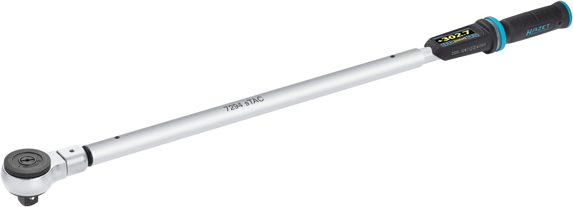 HAZET Elektronischer Drehmomentschlüssel SmartTAC SYS7000 sTAC 1-1000 Nm 1/2 Zoll 7294-2STAC 4 HAZET Elektronischer Drehmomentschlüssel SmartTAC SYS7000 sTAC 1-1000 Nm 1/2 Zoll 7294-2STAC – Bild 2
