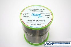 ACH Elektro Lötdraht Bleifrei 95,5% Zinn Ø2,0mm 250gr. ISO-Core-RA Bleifrei 805929