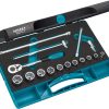 HAZET Steckschlüsselsatz 10mm 3/8 Zoll Außen-Sechskant-Tractionsprofil 16-teilig 880N-1 -Heimwerkzeug Geschäft 880n 1