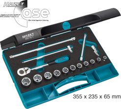 HAZET Steckschlüsselsatz 10mm 3/8 Zoll Außen-Sechskant-Tractionsprofil 16-teilig 880N-1 -Heimwerkzeug Geschäft 880n 1 23collage