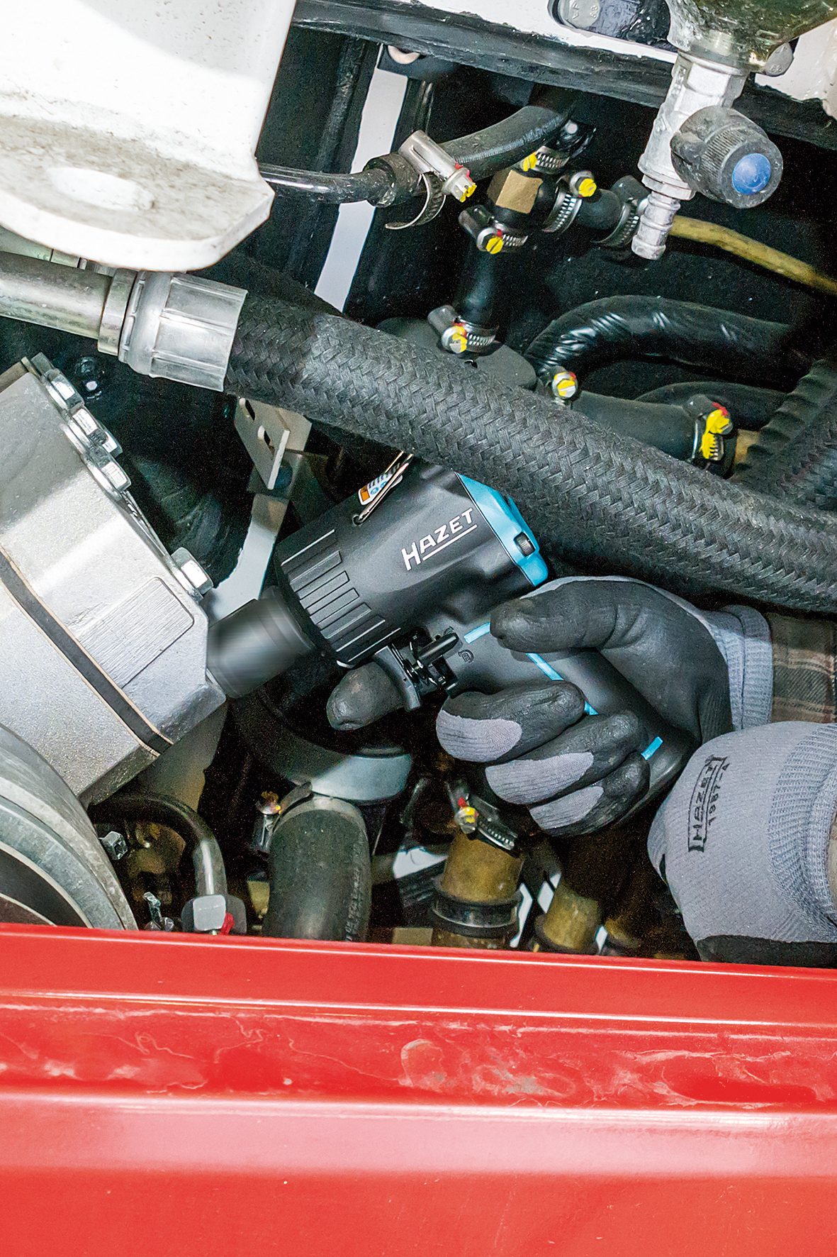 HAZET Schlagschrauber Extra Kurz 1100 Nm 12,5mm 1/2 Zoll Jumbo Hammer-Schlagwerk 9012M 17 HAZET Schlagschrauber Extra Kurz 1100 Nm 12,5mm 1/2 Zoll Jumbo Hammer-Schlagwerk 9012M – Bild 15