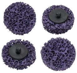 HAZET 4x ROLOC Eliminator Scheiben 50mm Grobreinigungsscheibe Hart