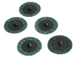 HAZET 5x ROLOC Schleifvlies Scheiben 50mm Korn 300 Blau Vliesscheiben