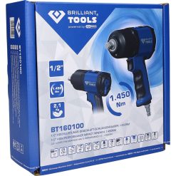 Brilliant Tools 1/2" Druckluft-Schlagschrauber, 1450 Nm BT160100 19 Brilliant Tools 1/2" Druckluft-Schlagschrauber, 1450 Nm BT160100 -Heimwerkzeug Geschäft BT160100 8
