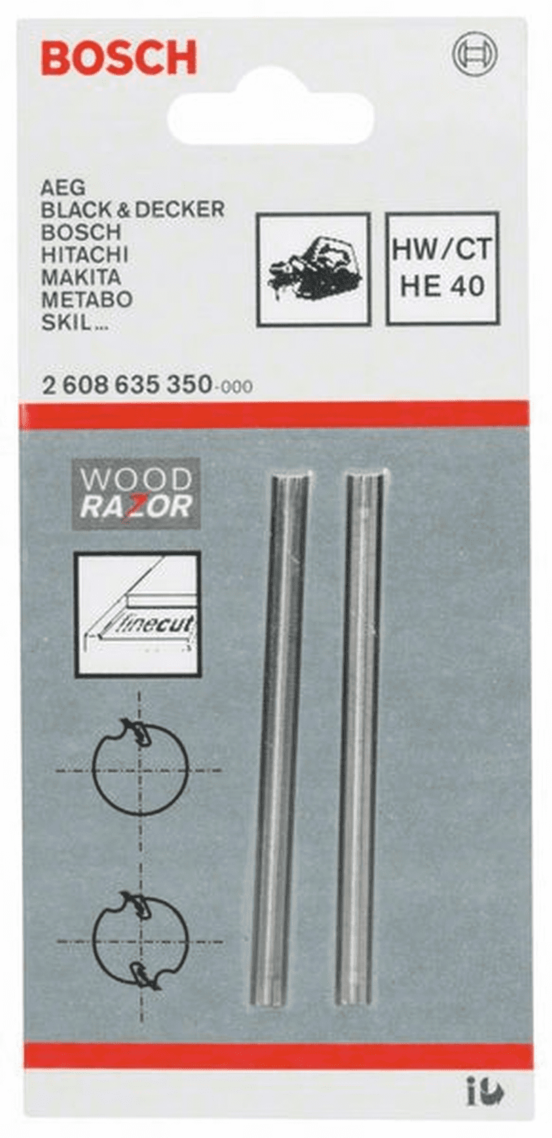 Bosch Hobelmesser Scharf Gerade HM 82 X 5,5 Mm 40° 2er-Pack 2608635350 3 Bosch Hobelmesser Scharf Gerade HM 82 X 5,5 Mm 40° 2er-Pack 2608635350