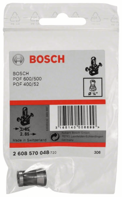 Bosch Spannzange Ohne Spannmutter 1/4" Für Bosch-Oberfräse 2608570048