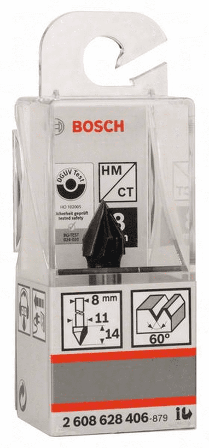 Bosch V-Nutfräser 8 Mm D1 11 Mm L 14 Mm G 45 Mm 60° 2608628406 5 Bosch V-Nutfräser 8 Mm D1 11 Mm L 14 Mm G 45 Mm 60° 2608628406 – Bild 3
