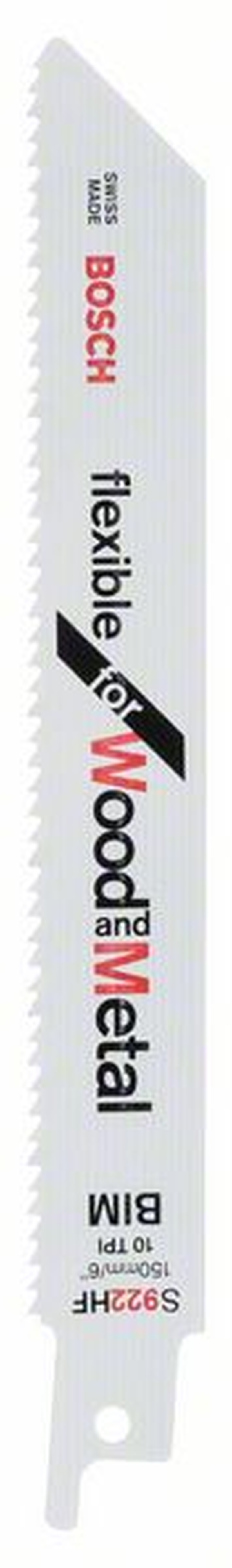 Bosch Säbelsägeblatt S 922 HF Flexible For Wood And Metal 100er-Pack 2608656320