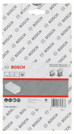 Bosch Flachfaltenfilter Polytetraflourethylen Viereckig 6150 Cm² 240 X 140 X 56 Mm 2607432041