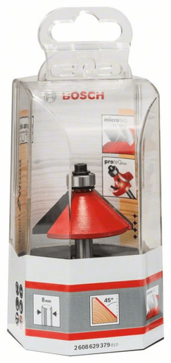 Bosch Fasefräser 8 Mm D 44 Mm L 18,5 Mm G 61 Mm 2608629379