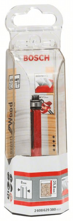 Bosch Bündigfräser 8 Mm D1 9,5 Mm L 25,8 Mm G 71,5 Mm 2608629380