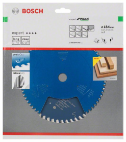 Bosch Kreissägeblatt Expert For Wood 184 X 20 X 2,6 Mm 56 2608644040