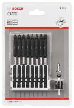 Bosch Doppelklingenbit-Set Impact Control 9-teilig Diverse 110 Mm 2608522347