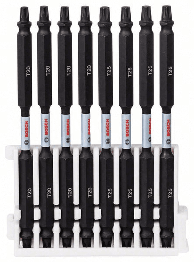 Bosch Doppelklingenbit-Set Impact Control 8-teilig 4 St./T20 4 St./T25 110 Mm 2608522349 4 Bosch Doppelklingenbit-Set Impact Control 8-teilig 4 St./T20 4 St./T25 110 Mm 2608522349 – Bild 2