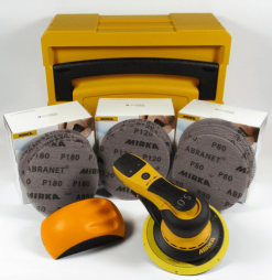 MIRKA DEROS 125/150mm 5mm + Sauger 1230 L PC + Roundy Kit KIT1617WOMDE -Heimwerkzeug Geschäft IMG 0300a min