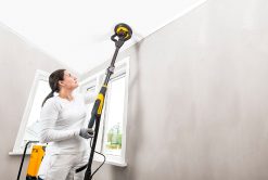 MIRKA LEROS Wand Deckenschleifer MIW9502022BA + 35x Abranet Schleifscheiben 225 Mm -Heimwerkzeug Geschäft LEROS c