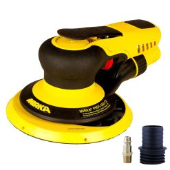 MIRKA PROS 650CV 150 Mm 5,0 Hub Druckluft Exzenterschleifer 8995650111 Im Case -Heimwerkzeug Geschäft Pros 150 5 solo mit nippel