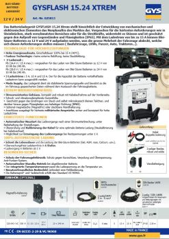 GYS GYSFLASH 15.24 XTREM - 025813 -Heimwerkzeug Geschäft TM 025813