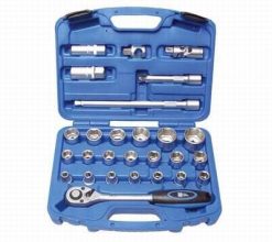 BGS Steckschlüssel-Satz | Antrieb 12,5 Mm (1/2") | Zollgrößen | 27-tlg. – 2216 -Heimwerkzeug Geschäft bgs 24x202216 1