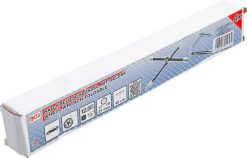 BGS Rad-Kreuzschlüssel Mit Gelenk | Für PKW | Vierkant | SW 17 X 19 X 21 X 12,5 Mm (1/2") – 1456 -Heimwerkzeug Geschäft bgs 1456 004