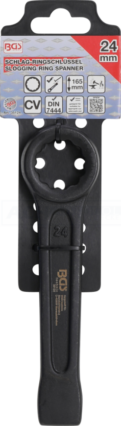 BGS Schlag-Ringschlüssel | SW 24 Mm – 35124 -Heimwerkzeug Geschäft bgs 35124 001