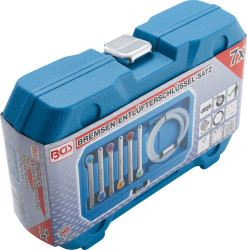 BGS Bremsen-Entlüfterschlüssel-Satz | 7 - 8 - 9 - 10 - 11 - 12 Mm | 7-tlg. – 66516 -Heimwerkzeug Geschäft bgs 66516 001