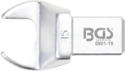 BGS Einsteck-Maulschlüssel | 15 Mm | Aufnahme 14 X 18 – 6901-15